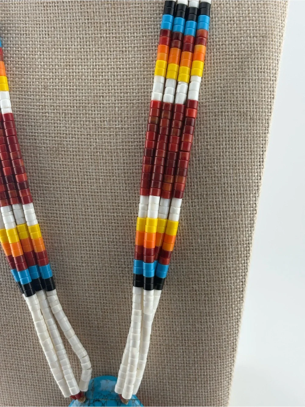 Santo Domingo Spiny Oyster Heishi Necklace